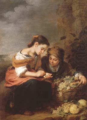 The Little Fruit Seller (mk08), Bartolome Esteban Murillo